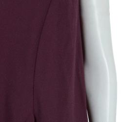 Alexander McQueen Burgundy A-Line Dress S