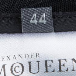 Pre Owned Alexander McQueen Green Draped Silk Strapless Gown M