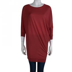 Alexander McQueen Red Dolman Sleeve Sweater M