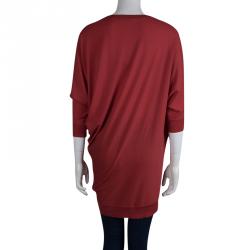 Alexander McQueen Red Dolman Sleeve Sweater M