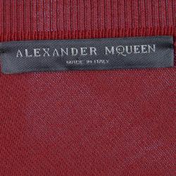 Alexander McQueen Red Dolman Sleeve Sweater M