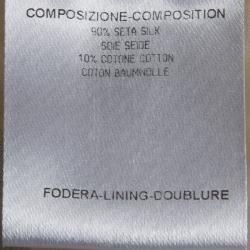 Pre Owned Alexander McQueen Black Silk Lace Detail Dress M