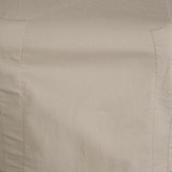 Pre Owned Alexander McQueen Beige Cotton Sleeveless Dress M