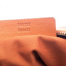 Pre Owned Alexander McQueen Orange Leather Medium Faithful De Manta Clutch