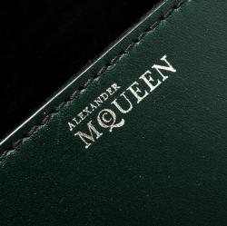 Pre Owned Alexander McQueen Tricolor Leather Small Heroine Satchel