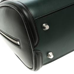 Pre Owned Alexander McQueen Tricolor Leather Small Heroine Satchel