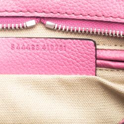 Alexander McQueen Pink Leather Mini Padlock Tote