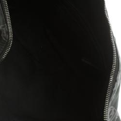 Pre Owned Alexander Mcqueen Black Skull Print Nylon De Manta Clutch