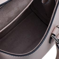 Pre Owned حقيبة ألكساندر ماكوين ميني هيروين جلد بيج للكتف