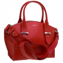 Alexander McQueen Red Leather Small Legend Tote bag