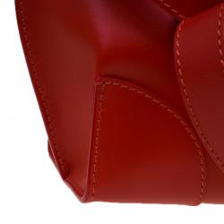 Alexander McQueen Red Leather Small Legend Tote bag