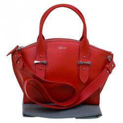 Alexander McQueen Red Leather Small Legend Tote bag