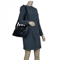 Pre Owned حقيبة أليكساندر مكوين ليغند جلد عجل أسود صغيرة