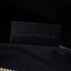 Pre Owned حقيبة أليكساندر مكوين ليغند جلد عجل أسود صغيرة