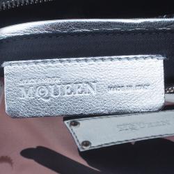 Pre Owned حقيبة كلتش أليسكاندر مكوين فلورال دي مانتا ستان أسود/وردي متوسطة