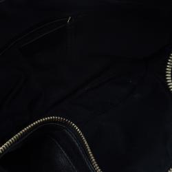 Pre Owned Alexander McQueen Black Leather Medium De Manta Clutch