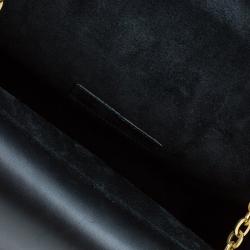 Pre Owned حقيبة كتف أليكساندر مكوين هيروين جلد ثعبان أسود/أبيض  شعر حصان وبلاستيك