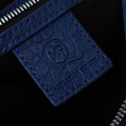 Pre Owned Alexander McQueen Blue Calf hair Kicks Clutch