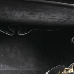 Pre Owned Alexander McQueen Black Leather Heroine Studded Satchel Bag