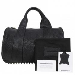 Pre Owned Alexander Wang Black Leather Rockie Bag