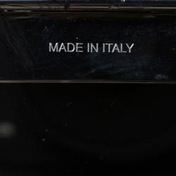 Pre Owned Alexander McQueen Silver Metal Bird with Feather Ring Knuckle Case