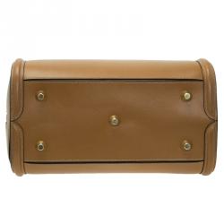 Pre Owned Alexander McQueen Brown Leather Medium Heroine Tote 