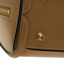 Pre Owned Alexander McQueen Brown Leather Medium Heroine Tote 