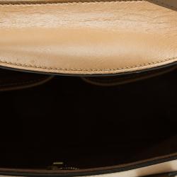 Pre Owned Alexander McQueen Brown Leather Medium Heroine Tote 