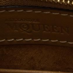 Pre Owned Alexander McQueen Brown Leather Medium Heroine Tote 