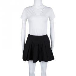 Alexander Wang Black Pleated Mini Skirt M Alexander Wang | TLC