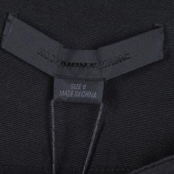 Pre Owned Alexander Wang Black Pleated Mini Skirt M