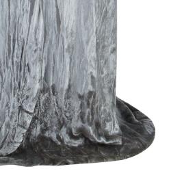 T By Alexander Wang Panne Velvet Silver Camisole Maxi Dress M