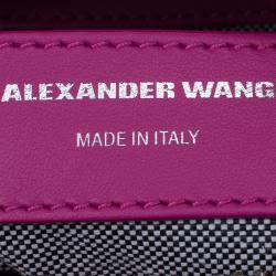 Alexander Wang Fuschia Leather Small Rogue Satchel