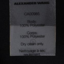 T by Alexander Wang Black Cold Shoulder Shift Dress L 