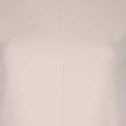 T By Alexander Wang Beige Welt Pocket Detail Short Sleeve Blouse S