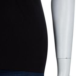 T by Alexander Wang Black Knit Low Back Detail Sleeveless Top S