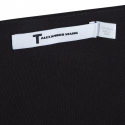 T by Alexander Wang Black Knit Low Back Detail Sleeveless Top S