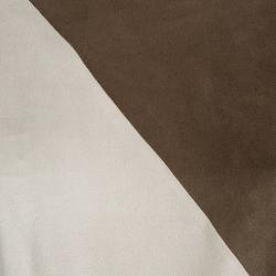 Pre Owned Alexander Wang Brown Faux Suede Colorblock Midi Dress S