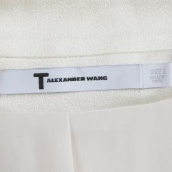 T by Alexander Wang Cream  Tailored Blazer S