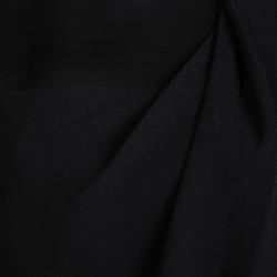 Pre Owned Alexander Wang Black Drape Detail Sleeveless Dress M