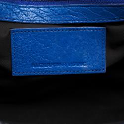 Pre Owned Alexander Wang Blue Leather Mini Rockie Satchel