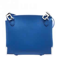Pre Owned Alexander Wang Blue Leather Small Marion Shoulder Bag