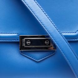 Pre Owned Alexander Wang Blue Leather Small Marion Shoulder Bag