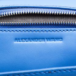 Pre Owned Alexander Wang Blue Leather Small Marion Shoulder Bag