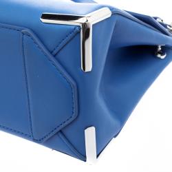 Pre Owned Alexander Wang Blue Leather Small Marion Shoulder Bag