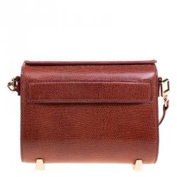 Alexander Wang Copper Lizard Embossed Leather Mini Chastity Sling Bag