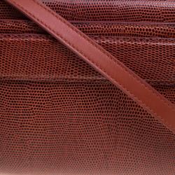 Alexander Wang Copper Lizard Embossed Leather Mini Chastity Sling Bag