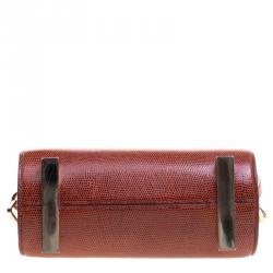 Alexander Wang Copper Lizard Embossed Leather Mini Chastity Sling Bag