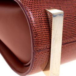 Alexander Wang Copper Lizard Embossed Leather Mini Chastity Sling Bag