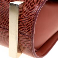 Alexander Wang Copper Lizard Embossed Leather Mini Chastity Sling Bag